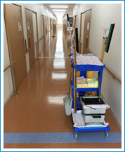 病院清掃写真