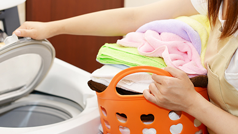 衣類洗濯サービス写真